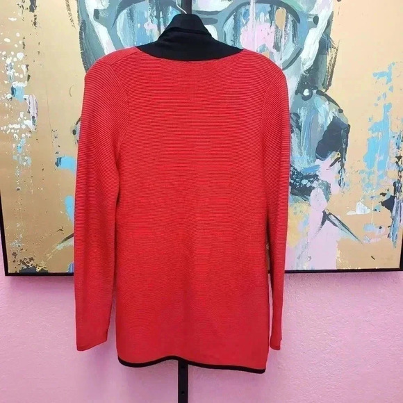 Red Black and Red Sweater/Cardigan - Picture 2 of 7